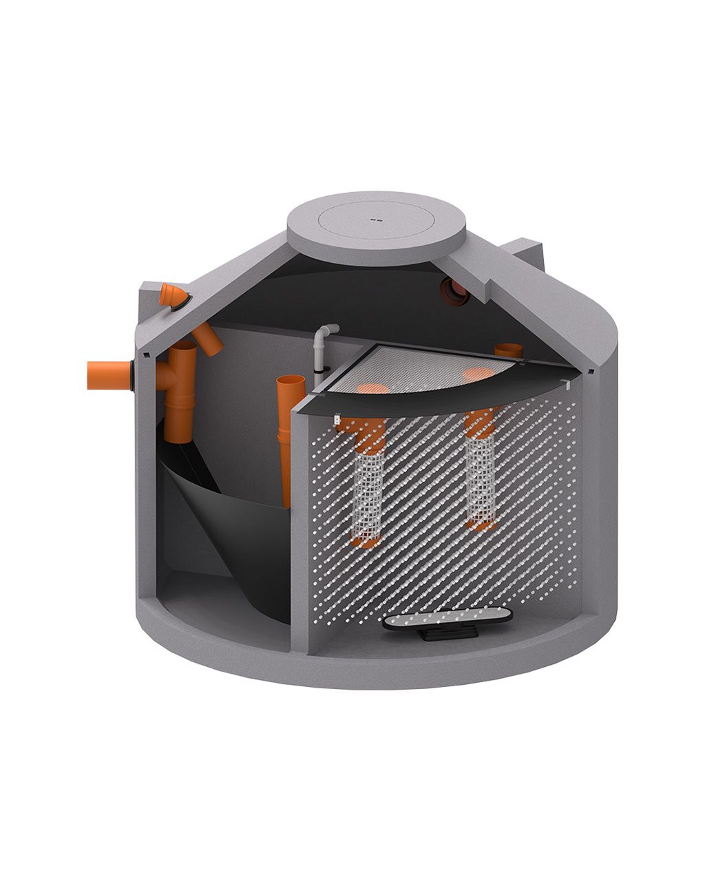 3K-FLOW SBR-Kleinkläranlage aus Beton zur dezentralen Abwasserreinigung