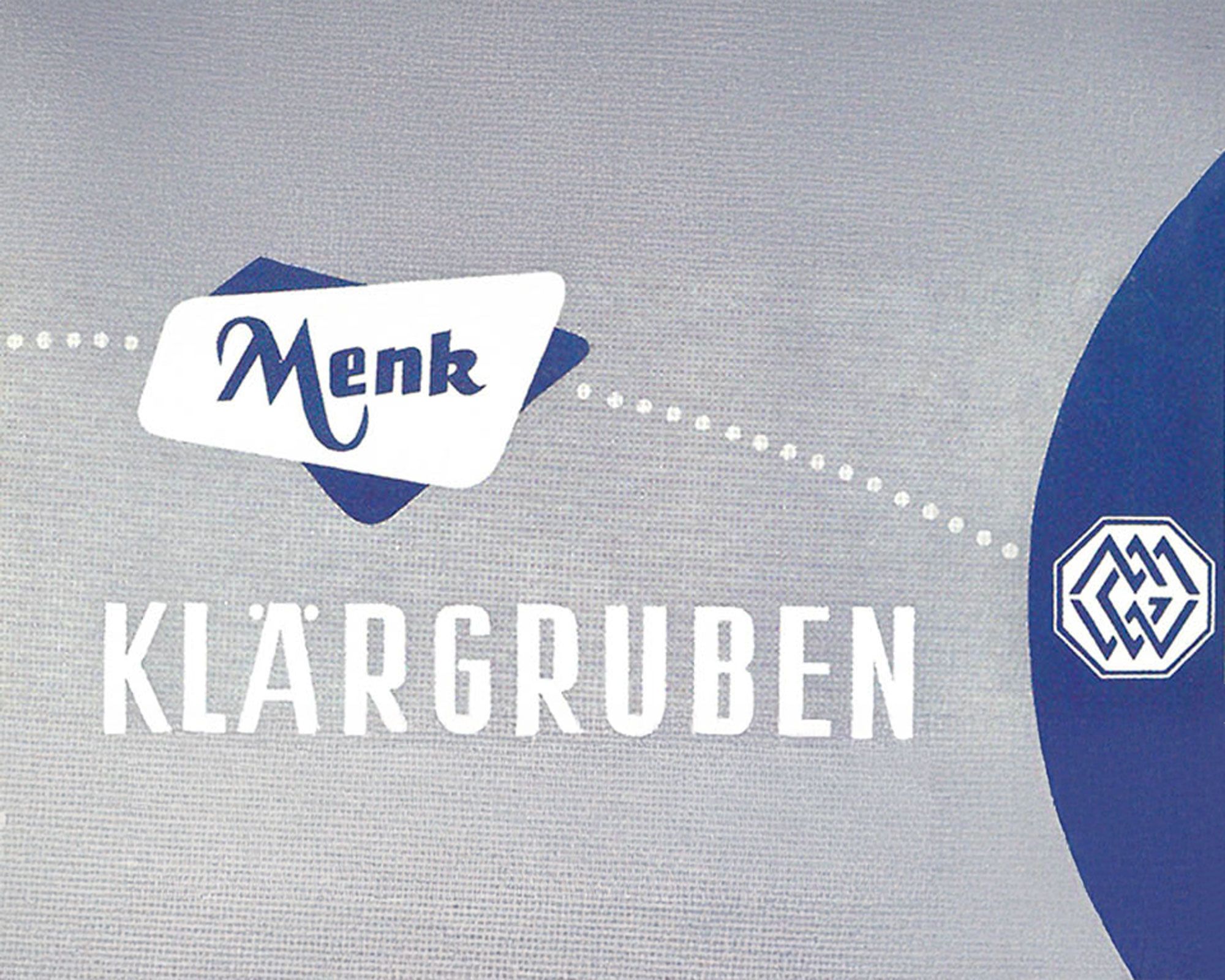 Archivbild der frühen Stein- und Betonproduktion bei MENK